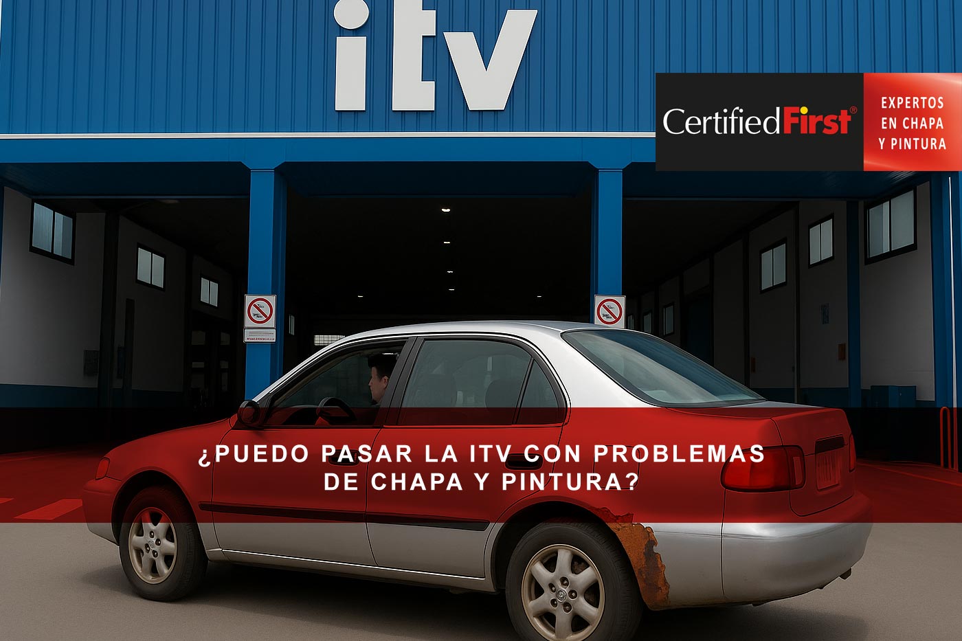 ¿Solo un arañazo? Descubre si los defectos de chapa y pintura pueden hacerte suspender la ITV