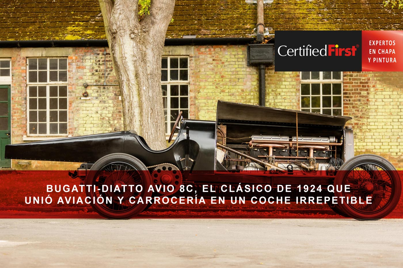 Bugatti-Diatto Avio 8C, el clásico de 1924 que unió aviación y carrocería en un coche irrepetible