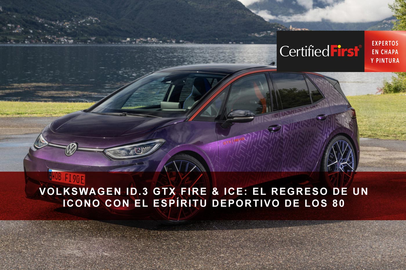 Volkswagen ID.3 GTX Fire & Ice: el regreso de un icono con el espíritu deportivo de los 80