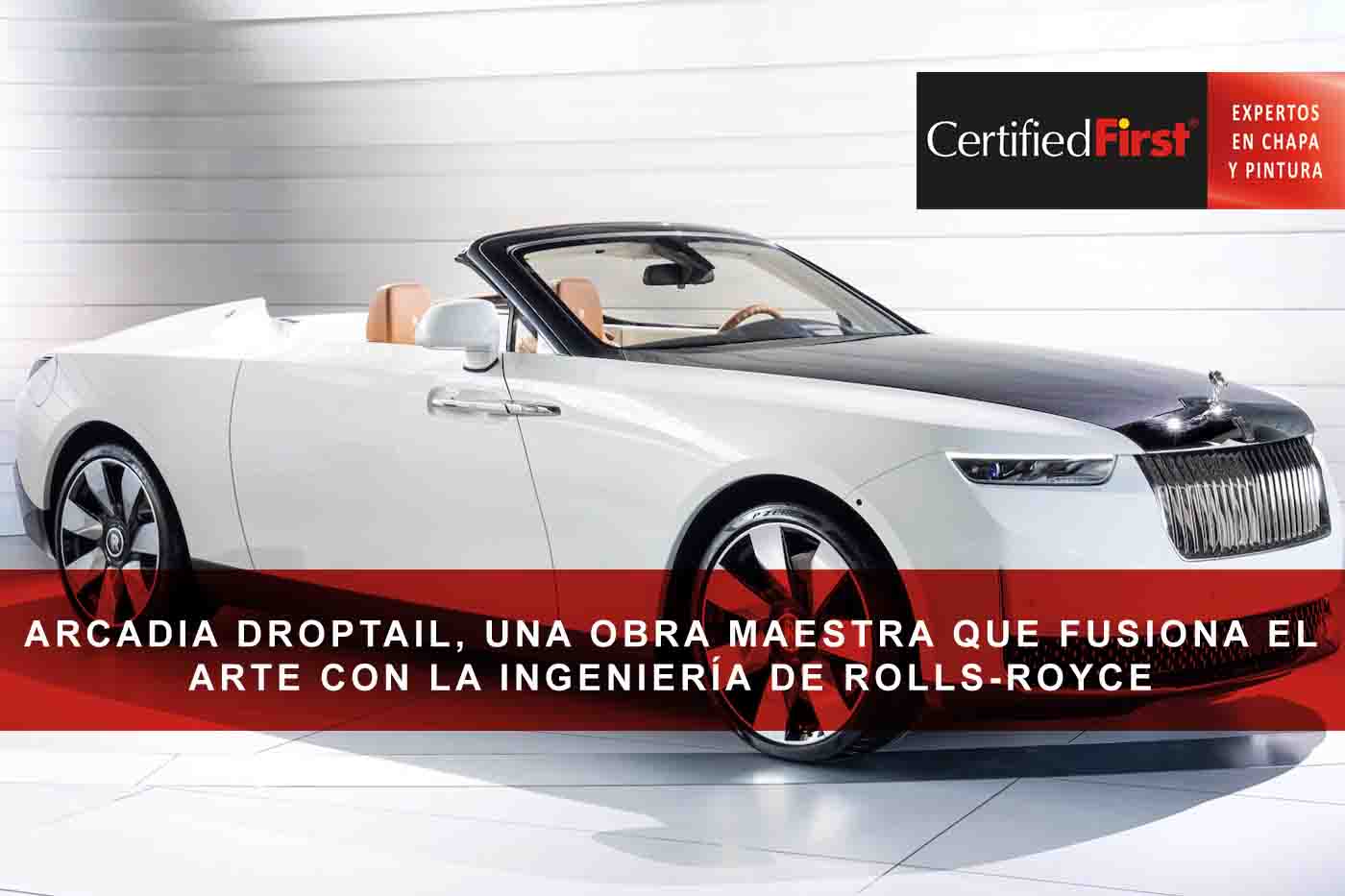 Arcadia Droptail, una obra maestra que fusiona el arte con la ingeniería de Rolls-Royce