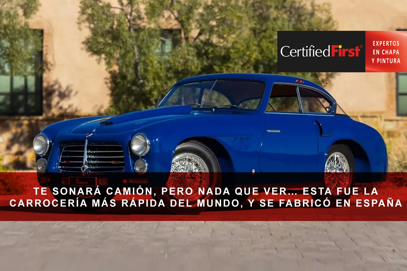 Te sonará camión, pero nada que ver… Esta fue la carrocería más rápida del mundo... y se fabricó en España