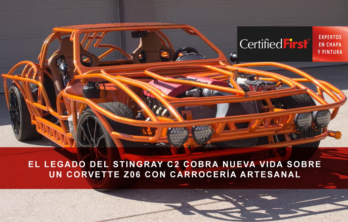 El legado del Stingray C2 cobra nueva vida sobre un Corvette Z06 con carrocería artesanal