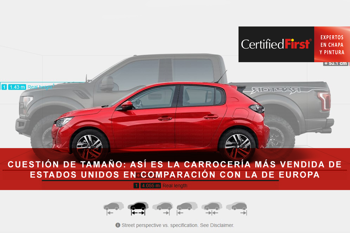 Cuestión de tamaño: así es la carrocería más vendida de Estados Unidos en comparación con la de Europa