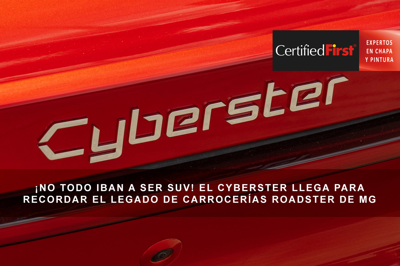 ¡No todo iba a ser SUV! El Cyberster llega para recordarnos que MG tiene un legado de carrocerías roadster